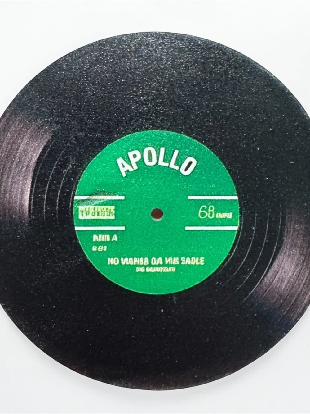 Retro Vinyl Inspired Record Coasters Set of 6 | Wooden | NWOT
